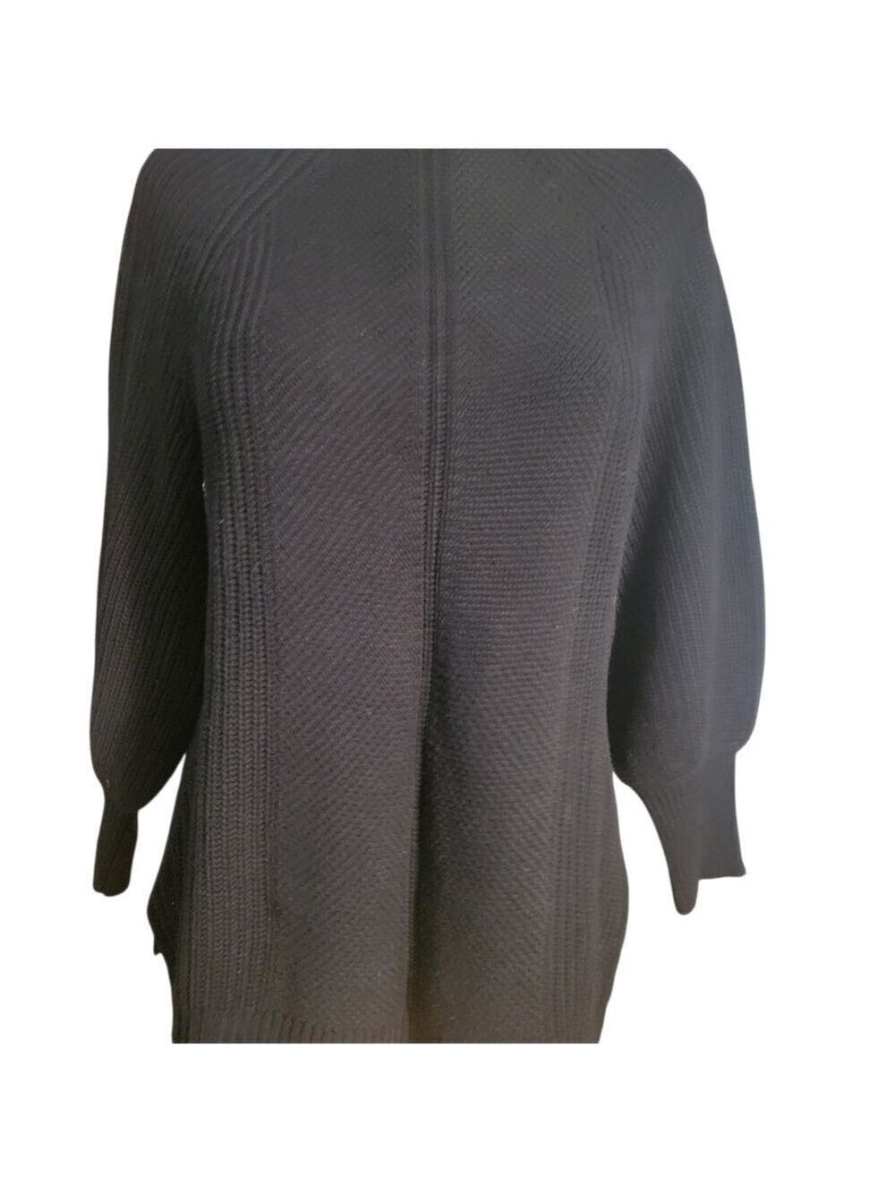 Isaac Mizrahi Black Cowl Neck Sweater